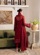 Gulaal Embroidered Chiffon Unstitched 4 Piece Suit - 02